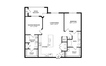 The Lakeyard - B1 7218 floor plan